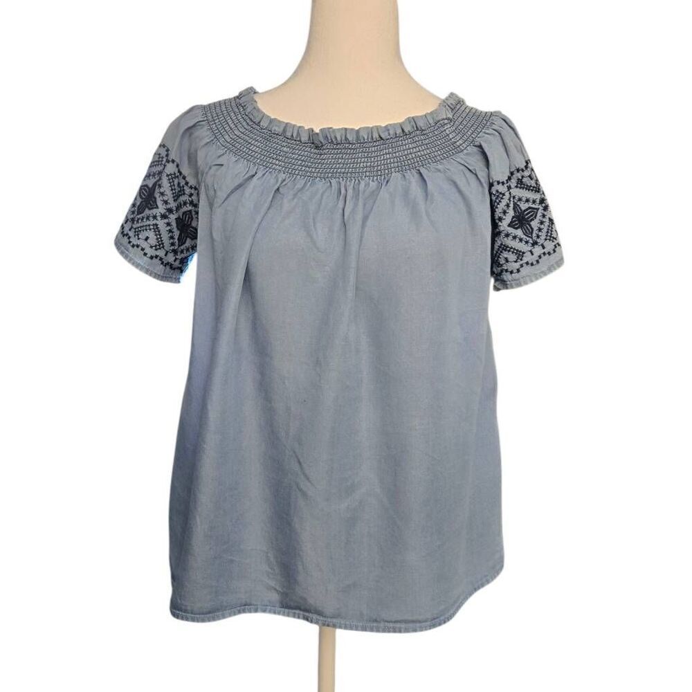 Jasmine & Juliana Women's Size Medium Light Blue Tunic